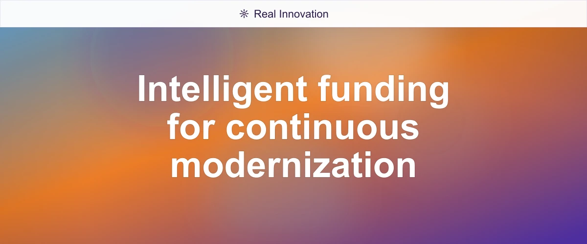 Intelligent funding for continuous modernization